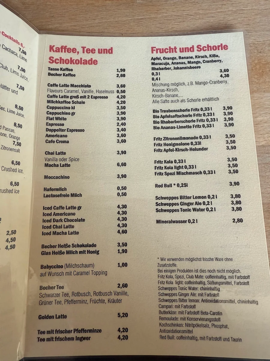 Speisekarte photo 3