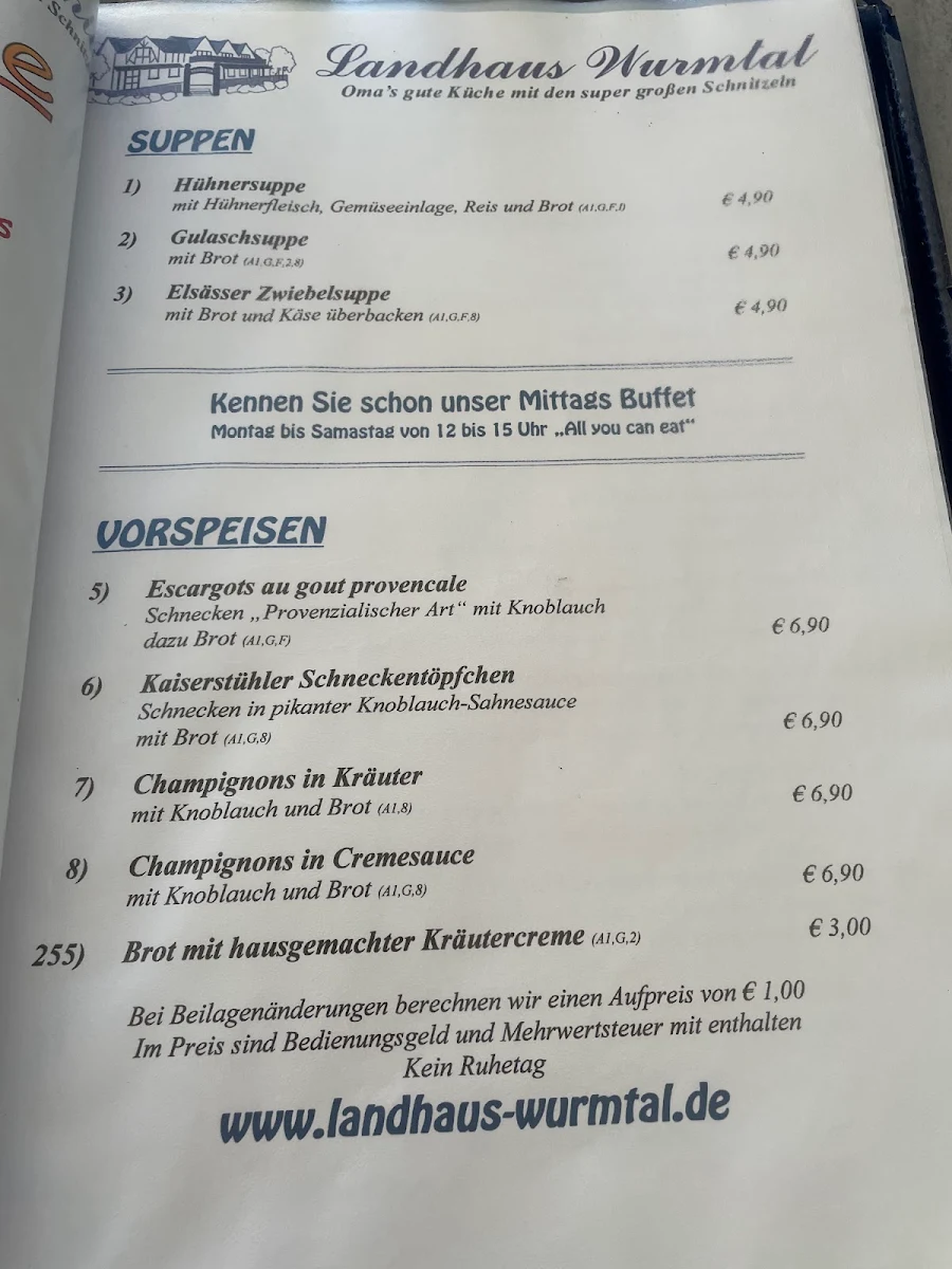 Speisekarte photo 9