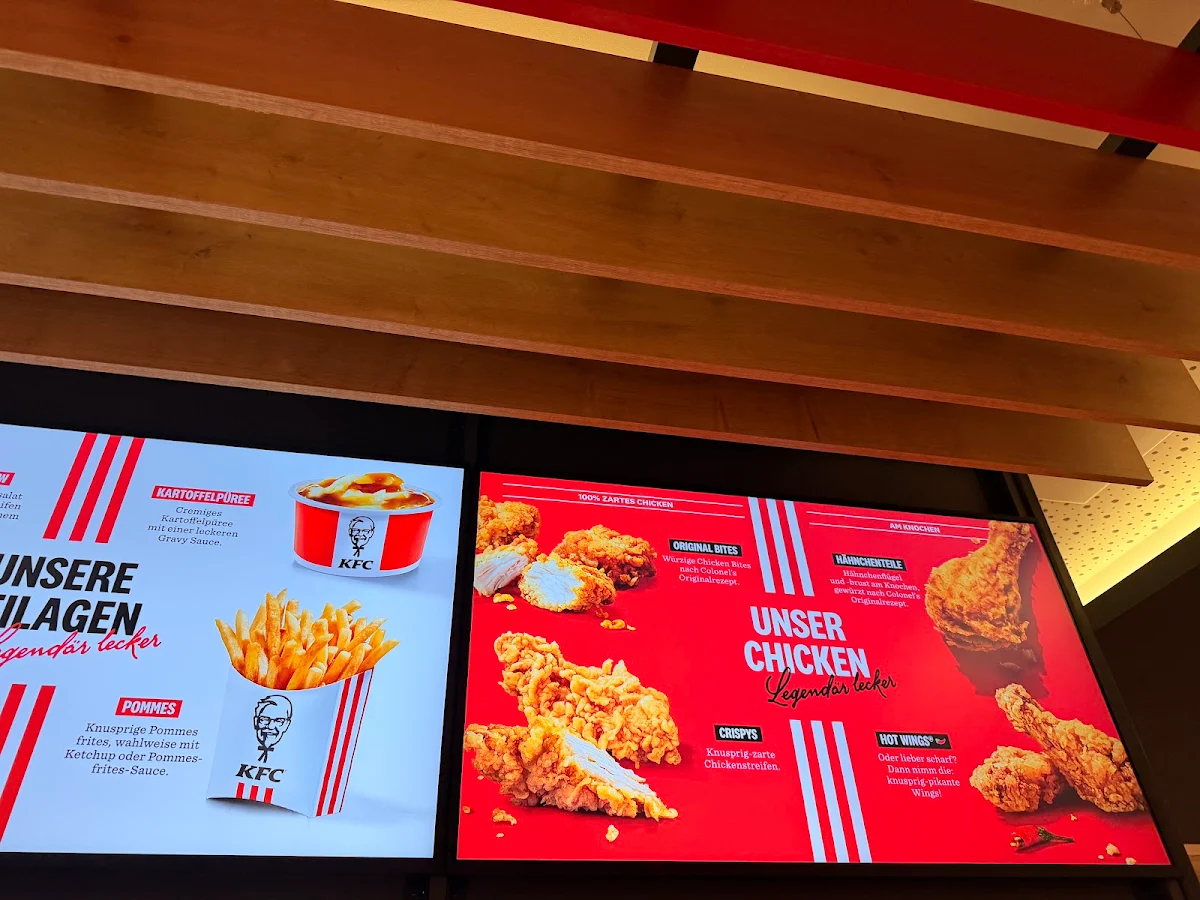 Speisekarte, Kentucky Fried Chicken