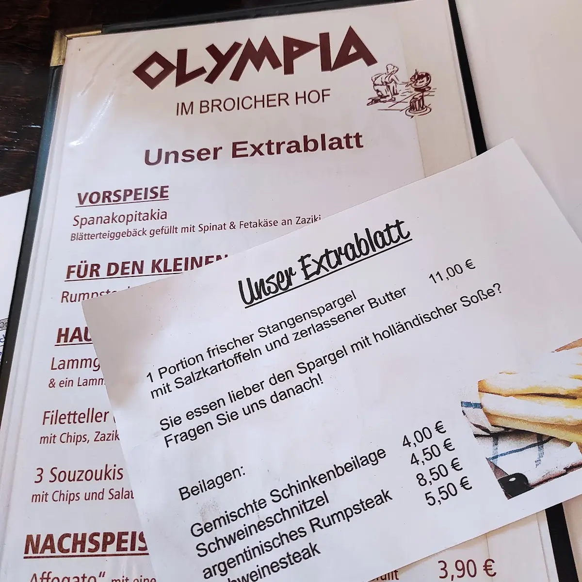 Speisekarte photo 1