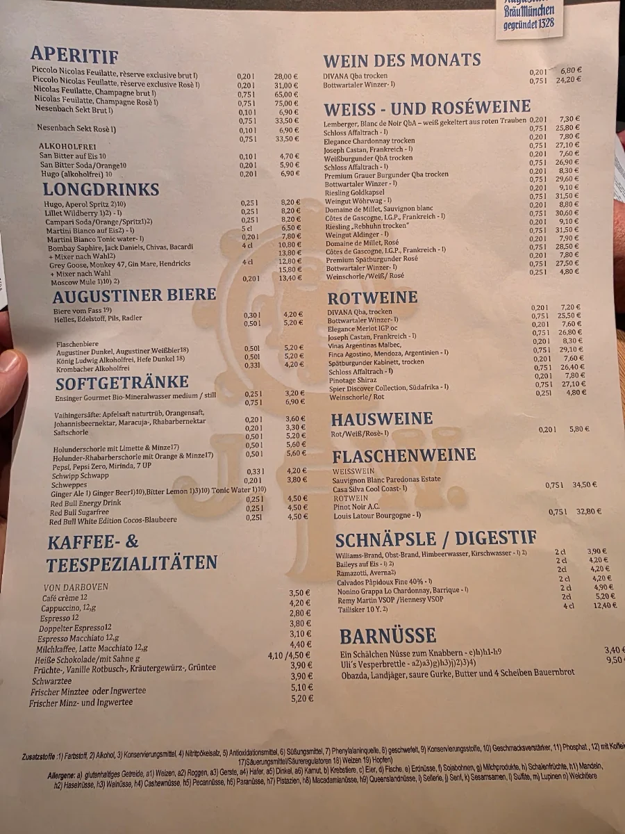 Speisekarte photo 1