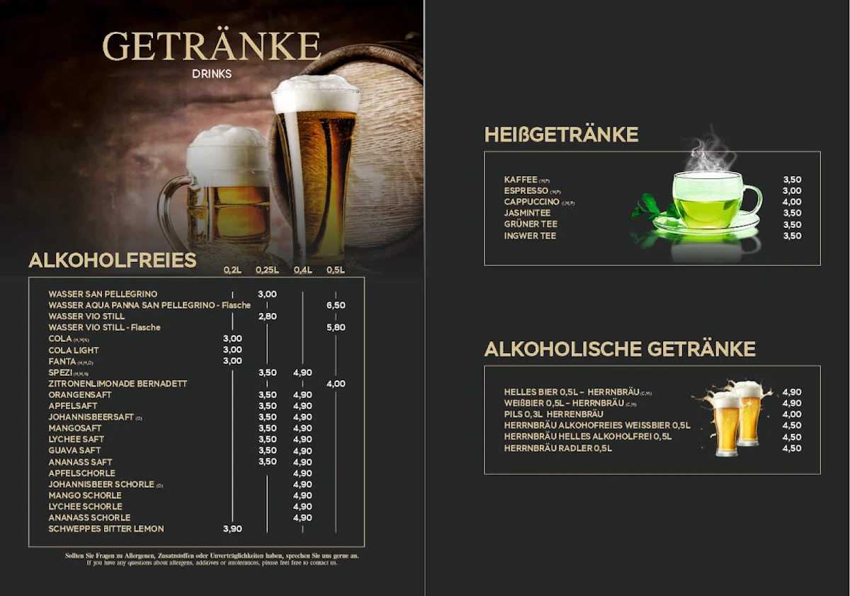 Speisekarte photo 2