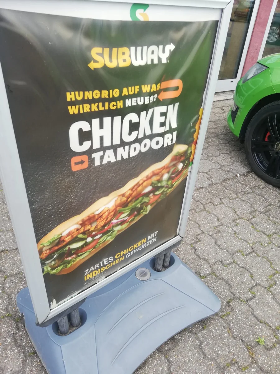 Speisekarte, Subway