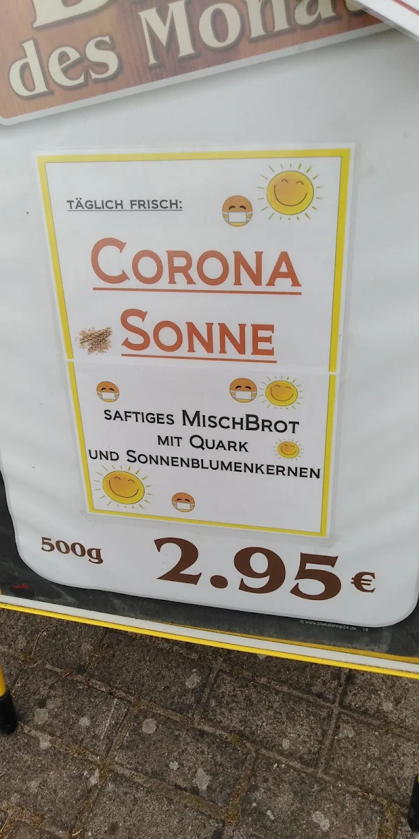 Speisekarte, Bäckerei Richter Hechthausen
