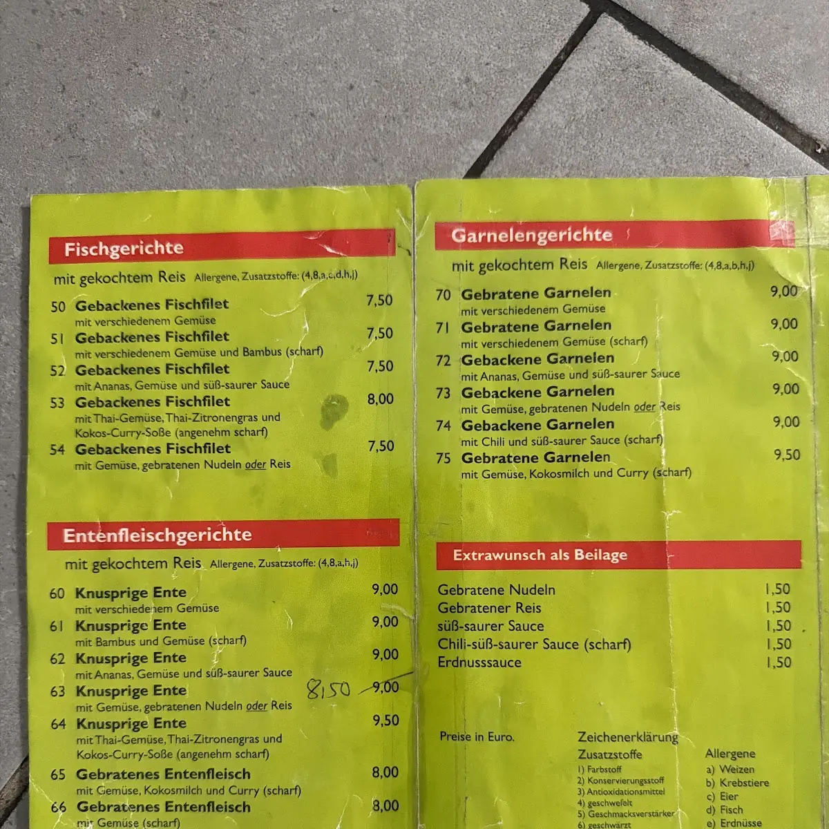 Speisekarte photo 1