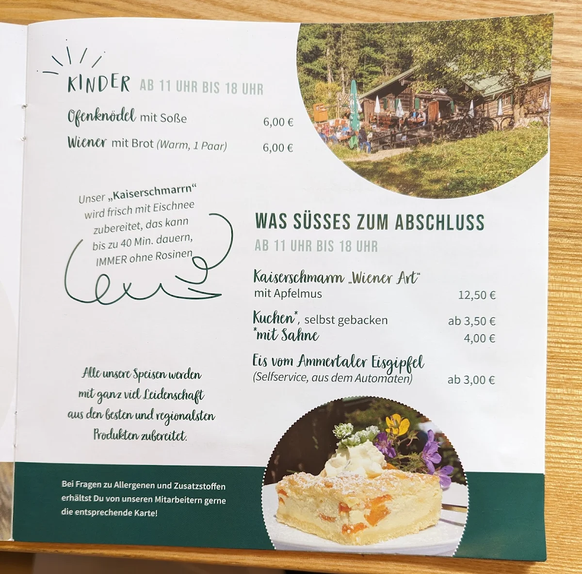 Speisekarte photo 1
