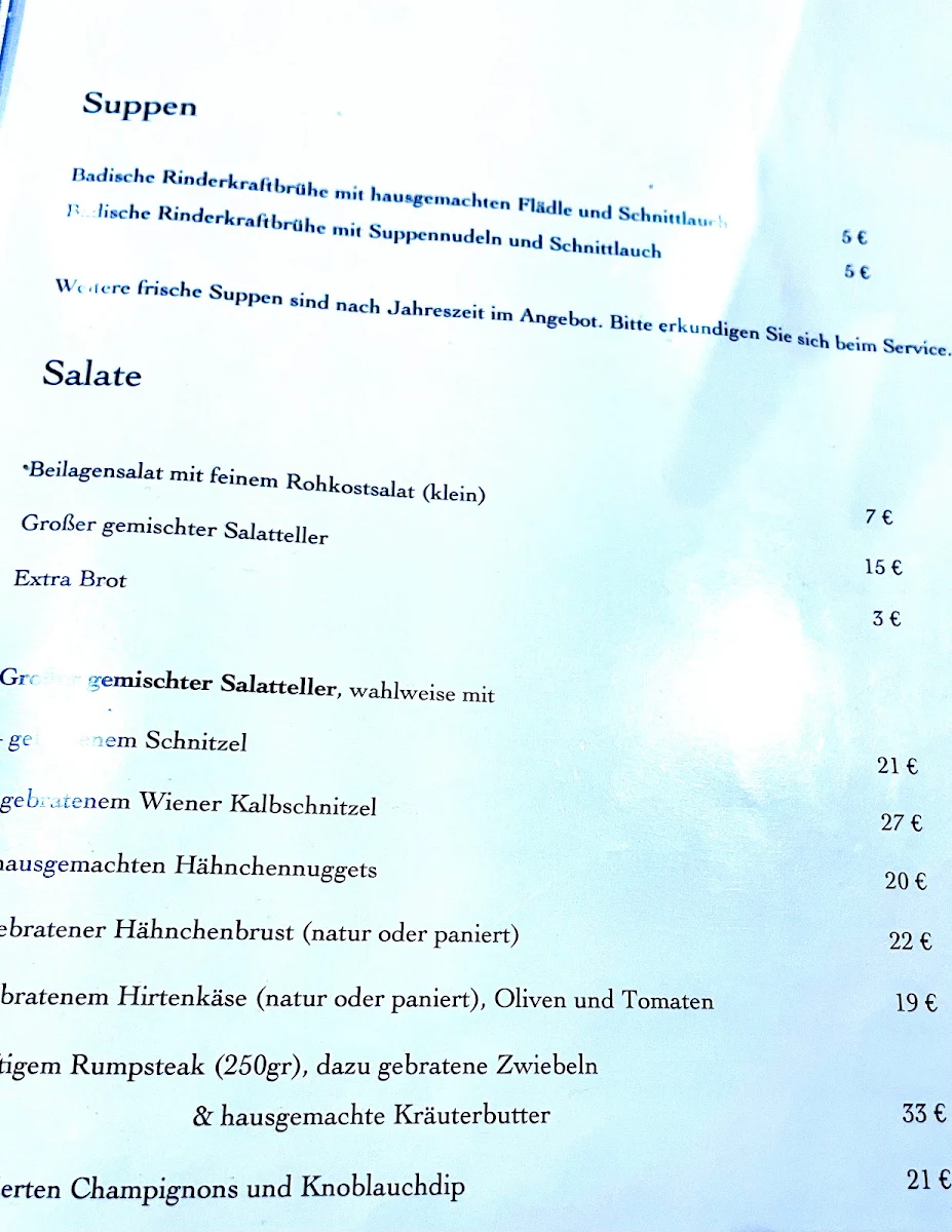 Speisekarte photo 2