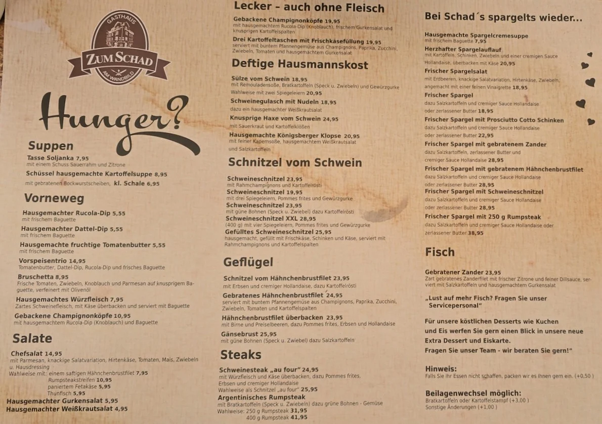 Speisekarte photo 1