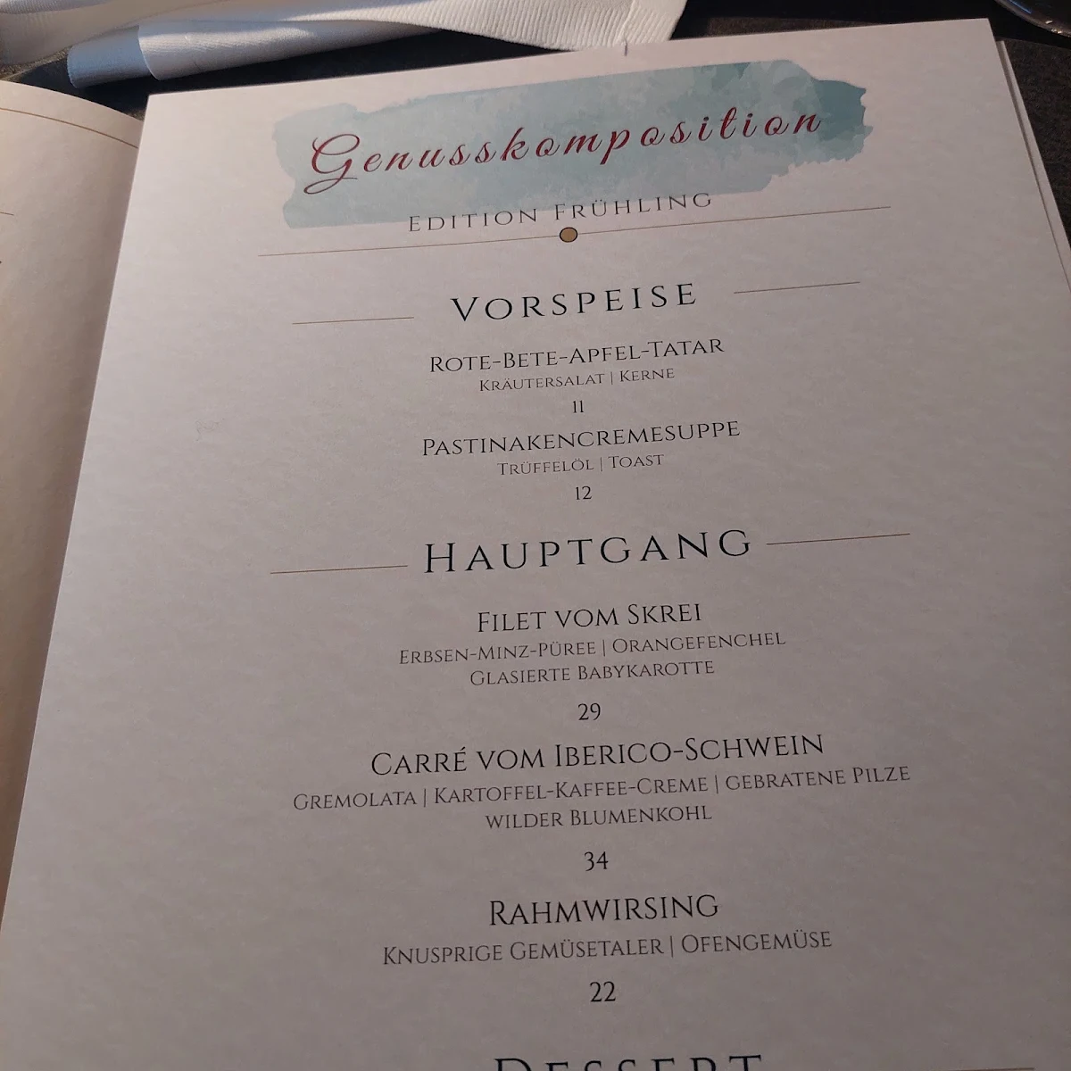 Speisekarte photo 2