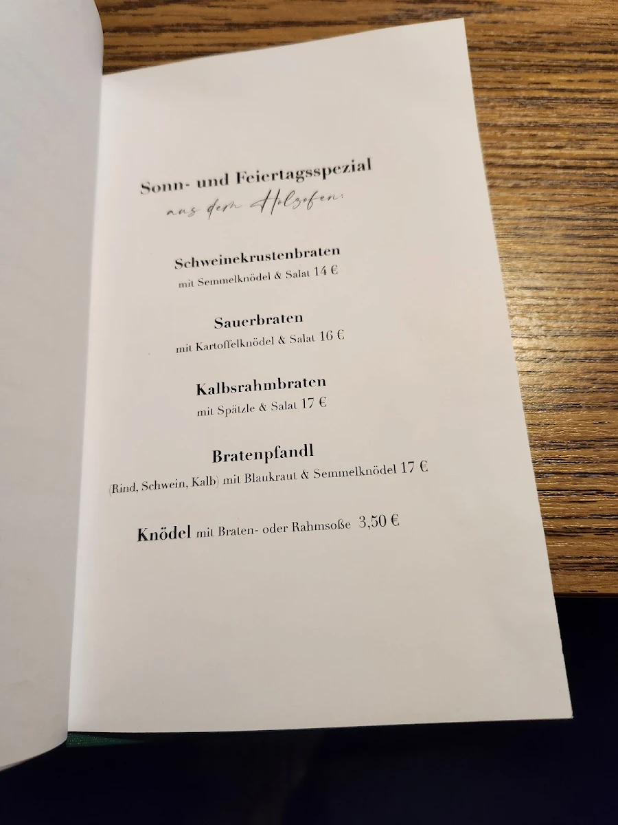 Speisekarte photo 5