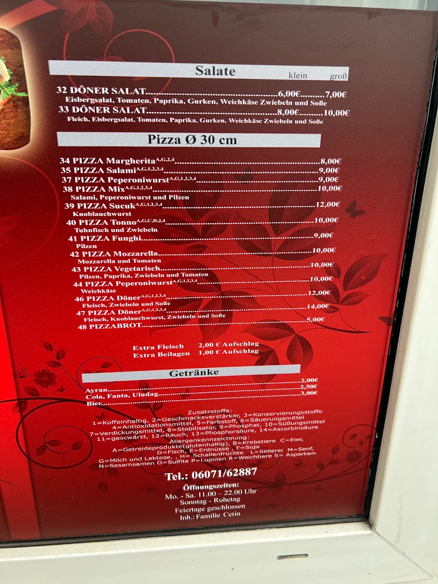 Speisekarte photo 2