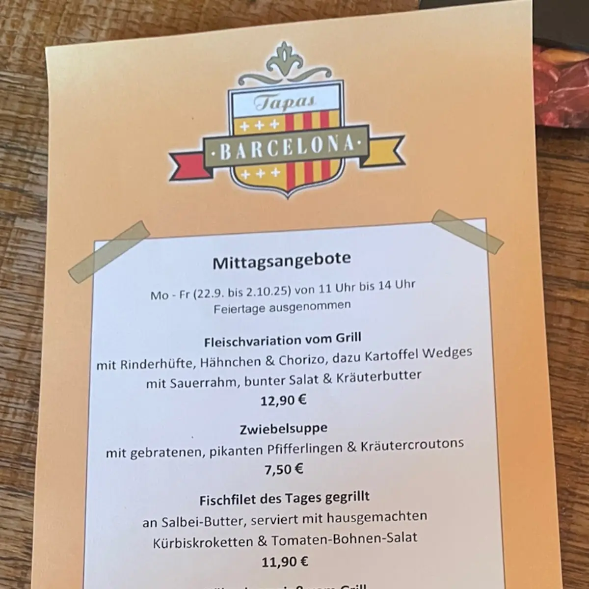 Speisekarte photo 1
