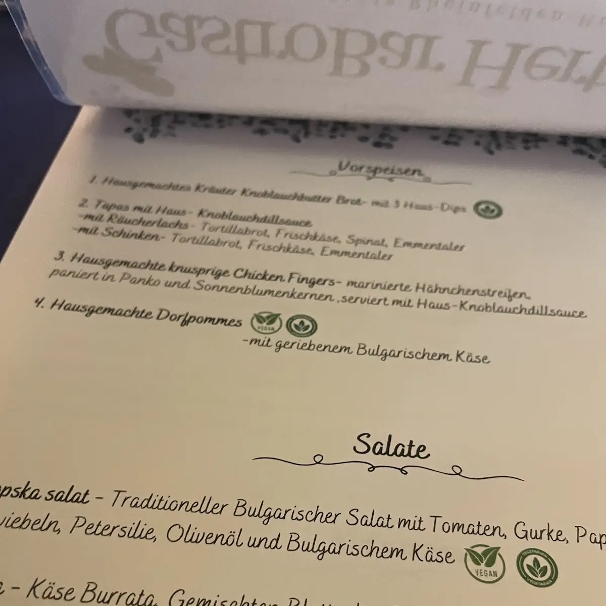 Speisekarte photo 10