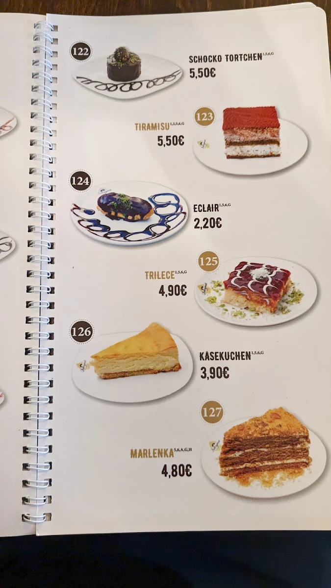 Speisekarte, Balkaymak Simit Evi