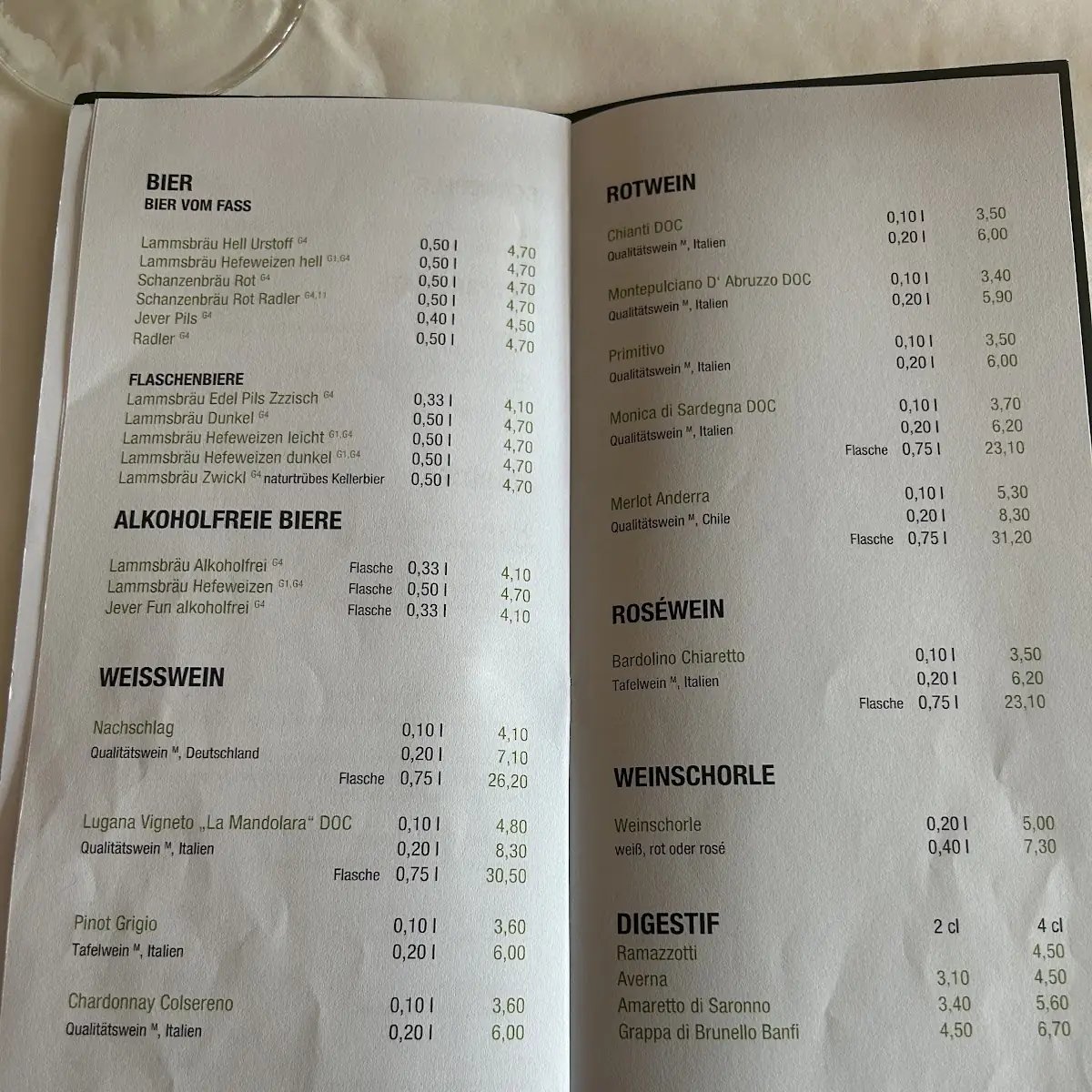 Speisekarte photo 7