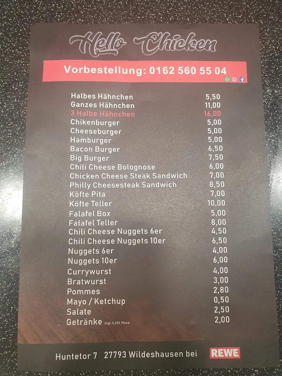 Speisekarte photo 2