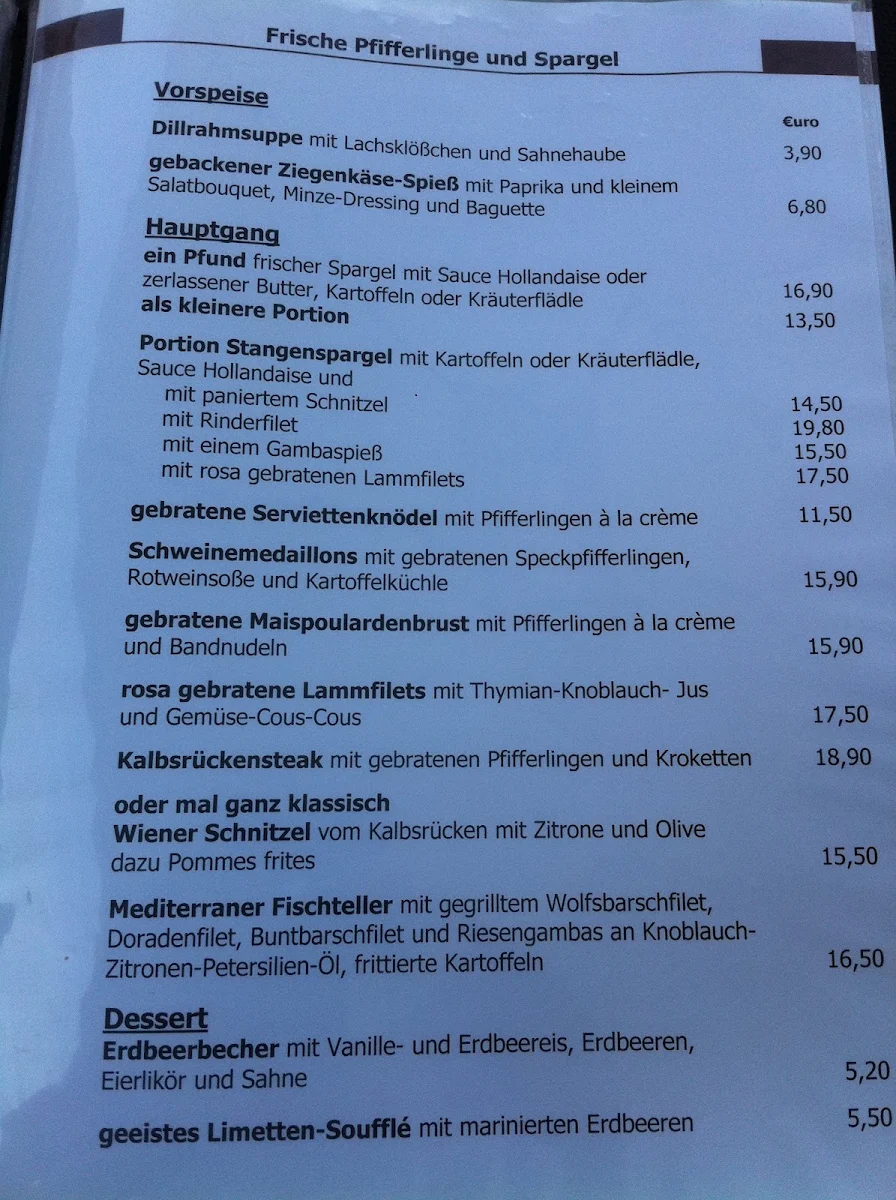 Speisekarte photo 5