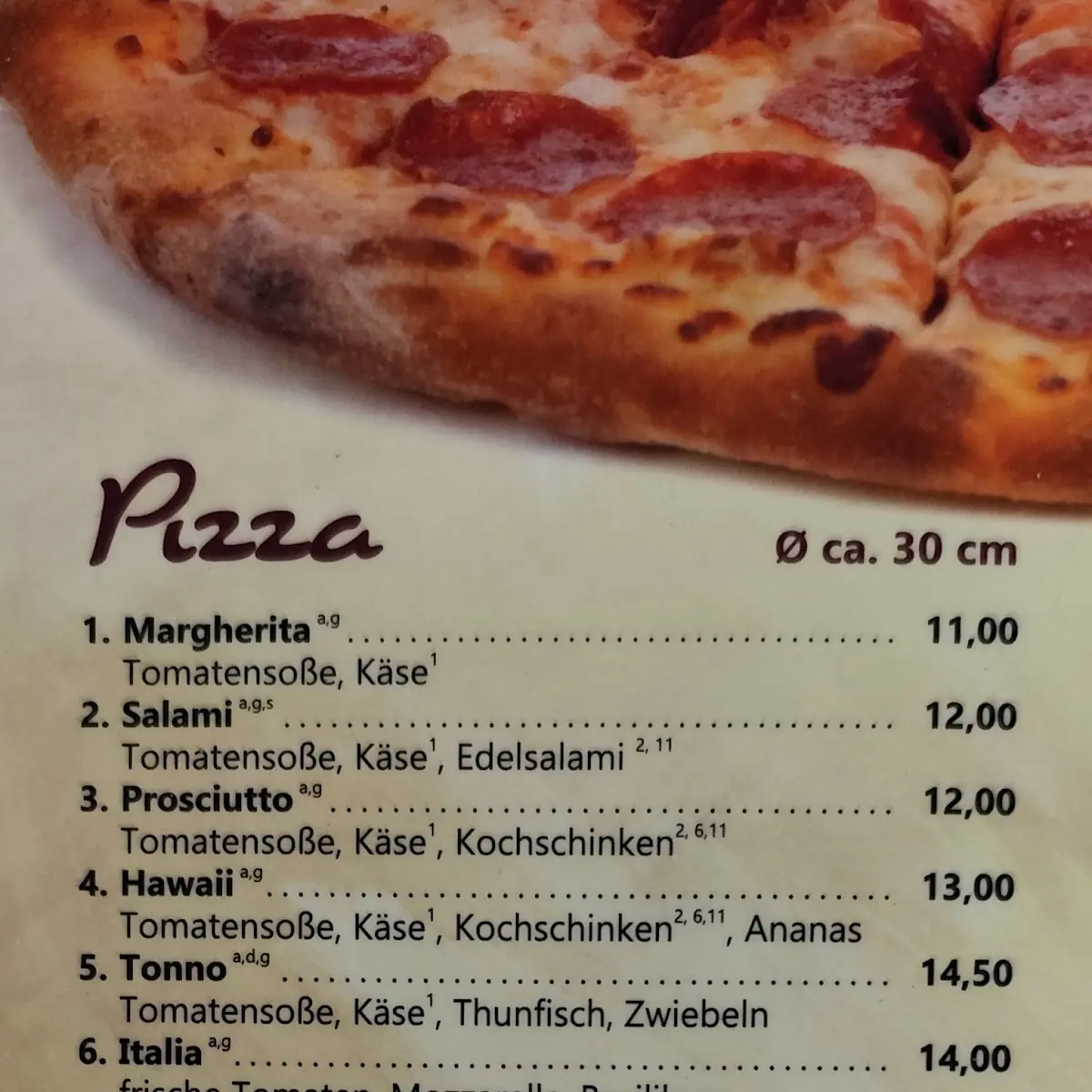 Speisekarte photo 2