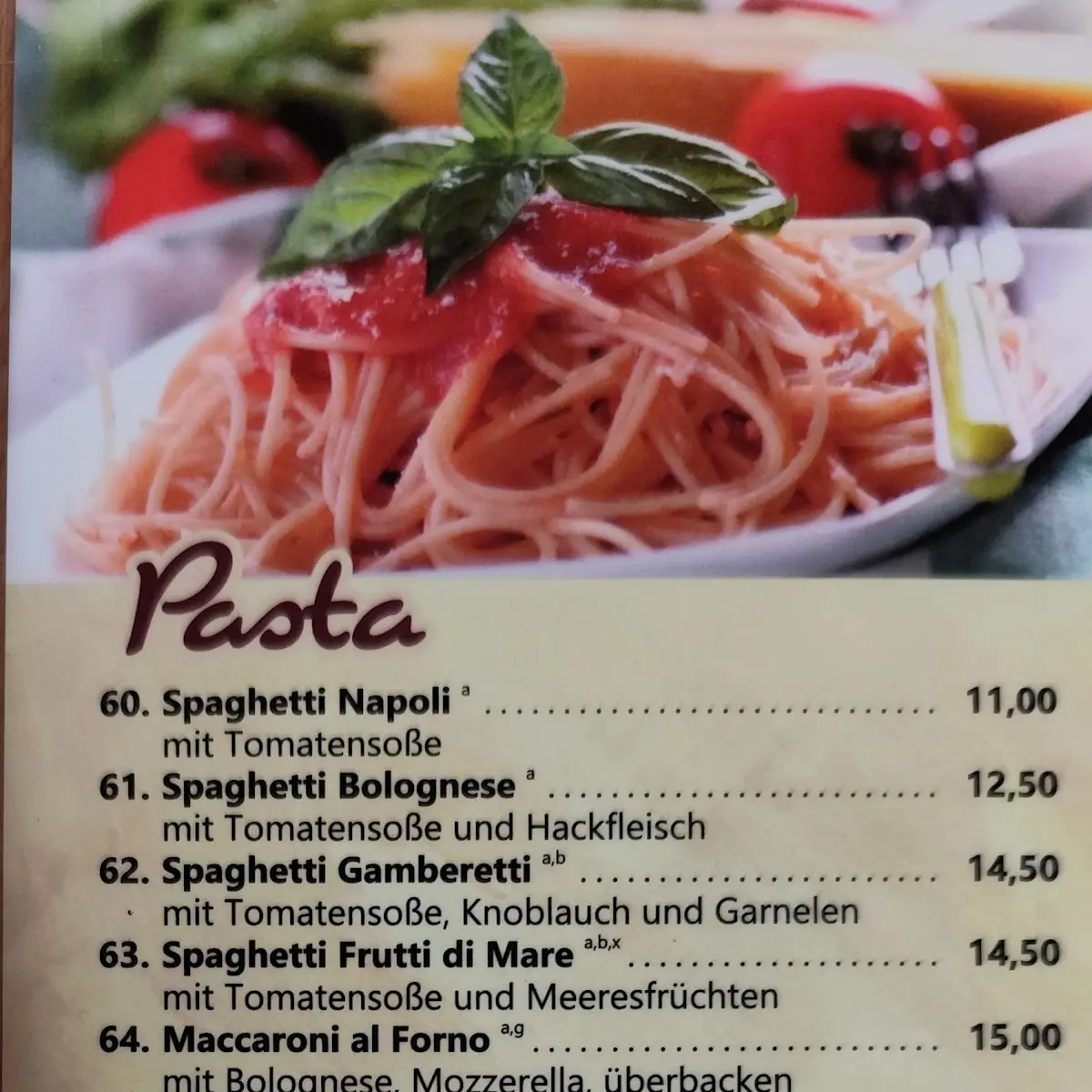Speisekarte photo 3