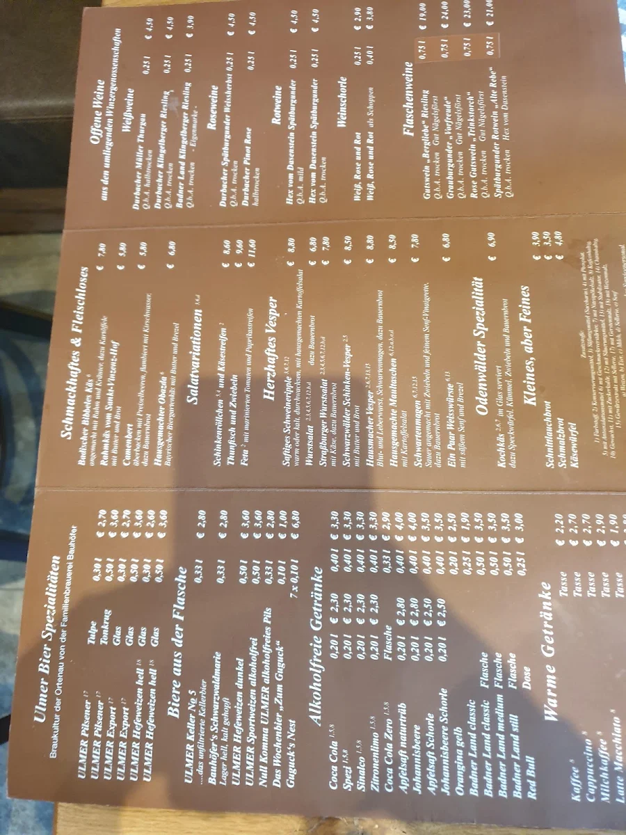 Speisekarte photo 2