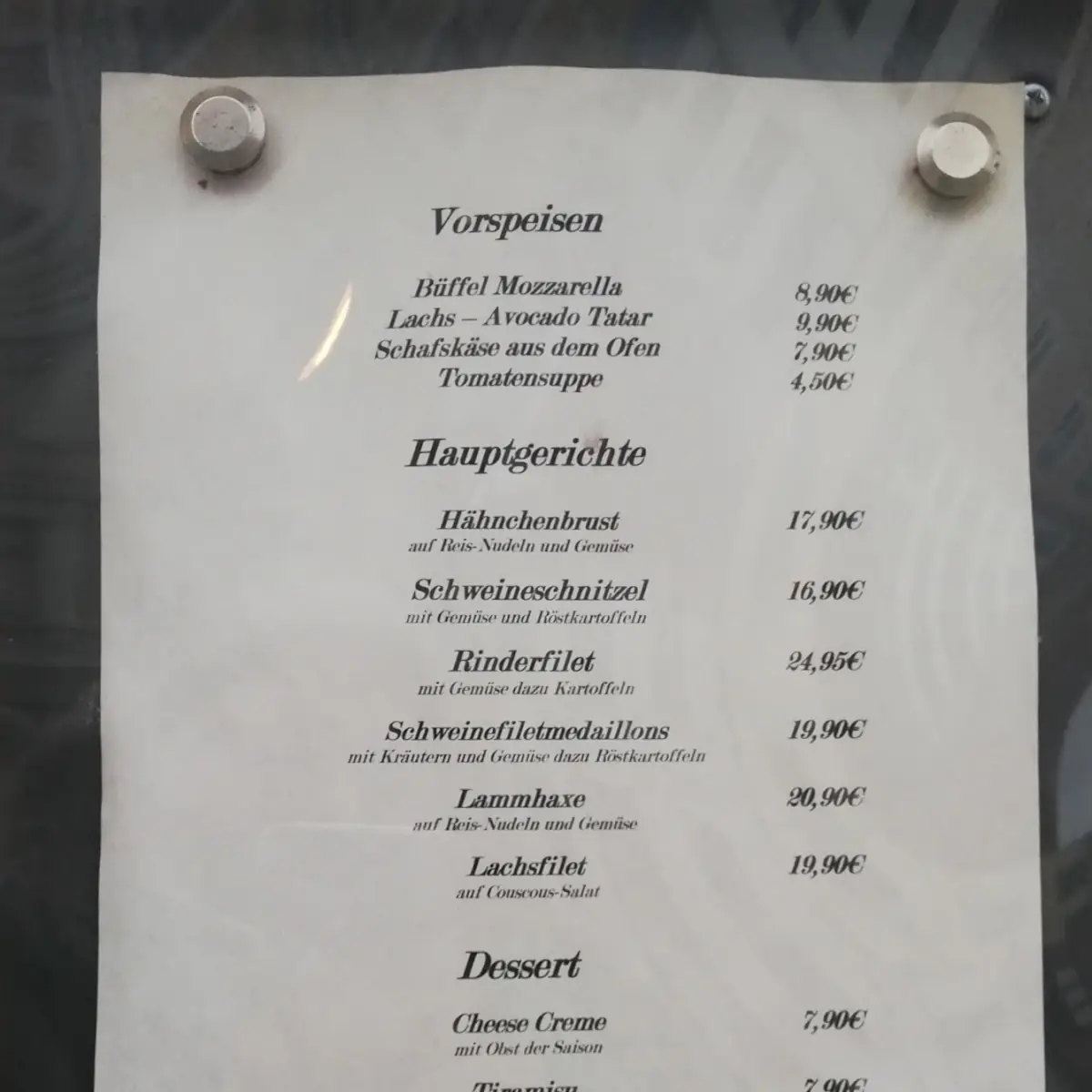 Speisekarte photo 3