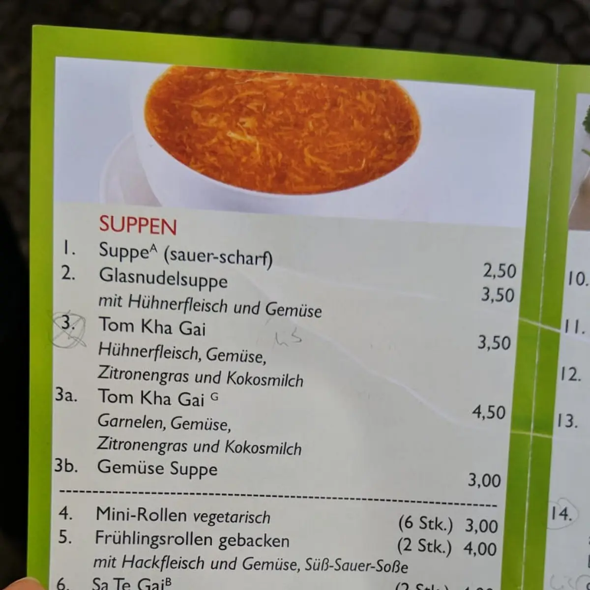 Speisekarte photo 5