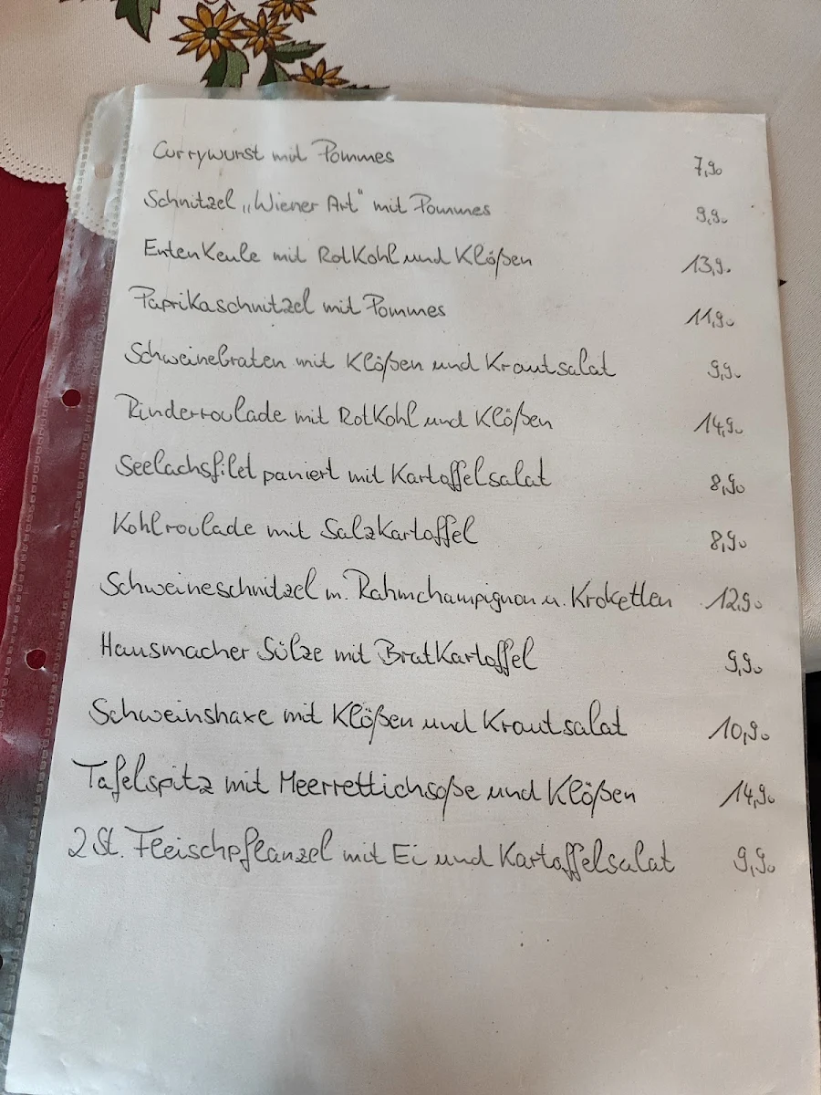 Speisekarte photo 5