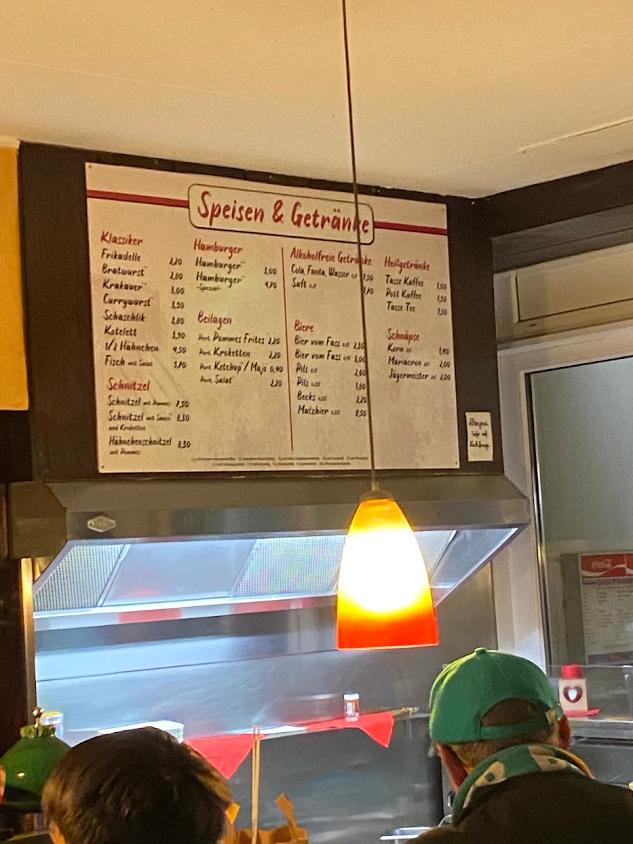 Speisekarte, Schons Grillgaststätte