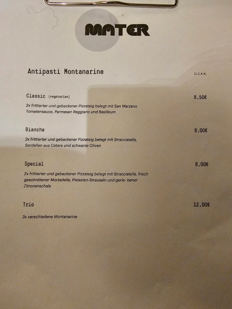Speisekarte photo 5