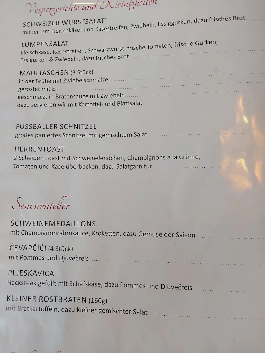 Speisekarte photo 2