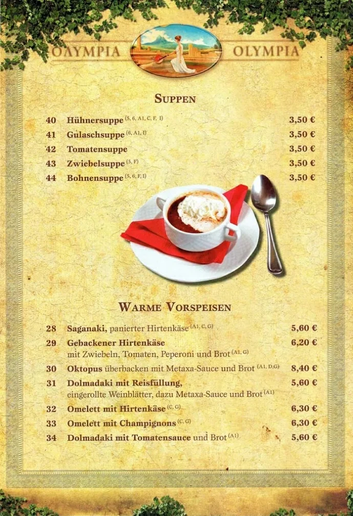 Speisekarte photo 1