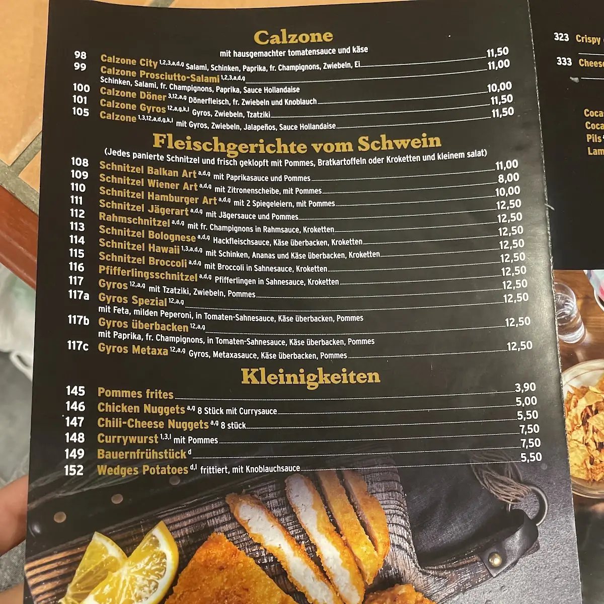 Speisekarte photo 5