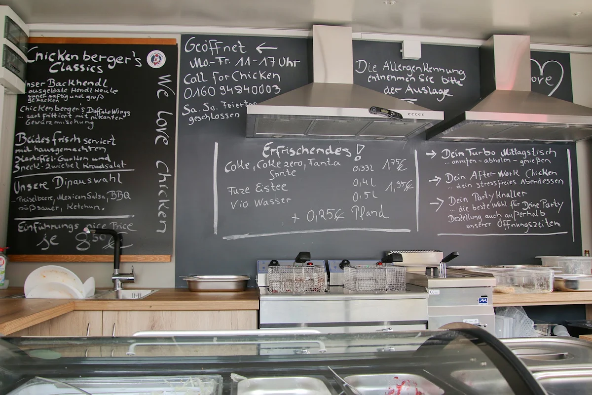 Speisekarte, Chickenberger
