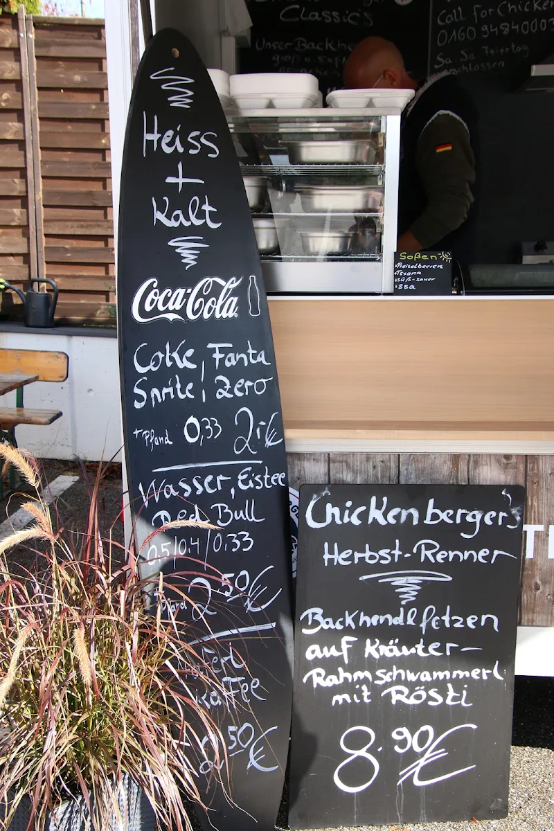 Speisekarte, Chickenberger