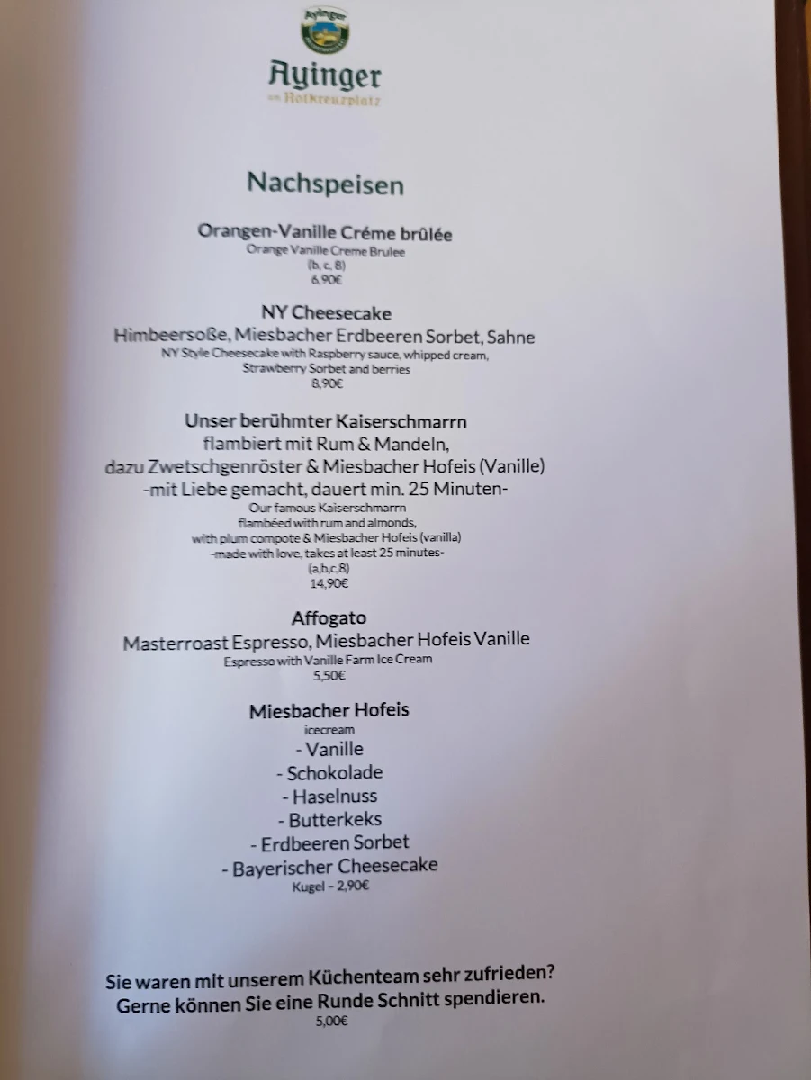 Speisekarte photo 3
