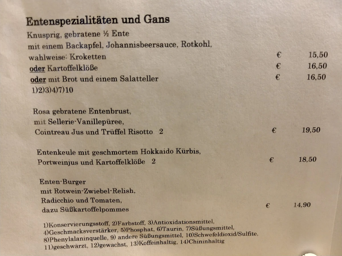 Speisekarte photo 3