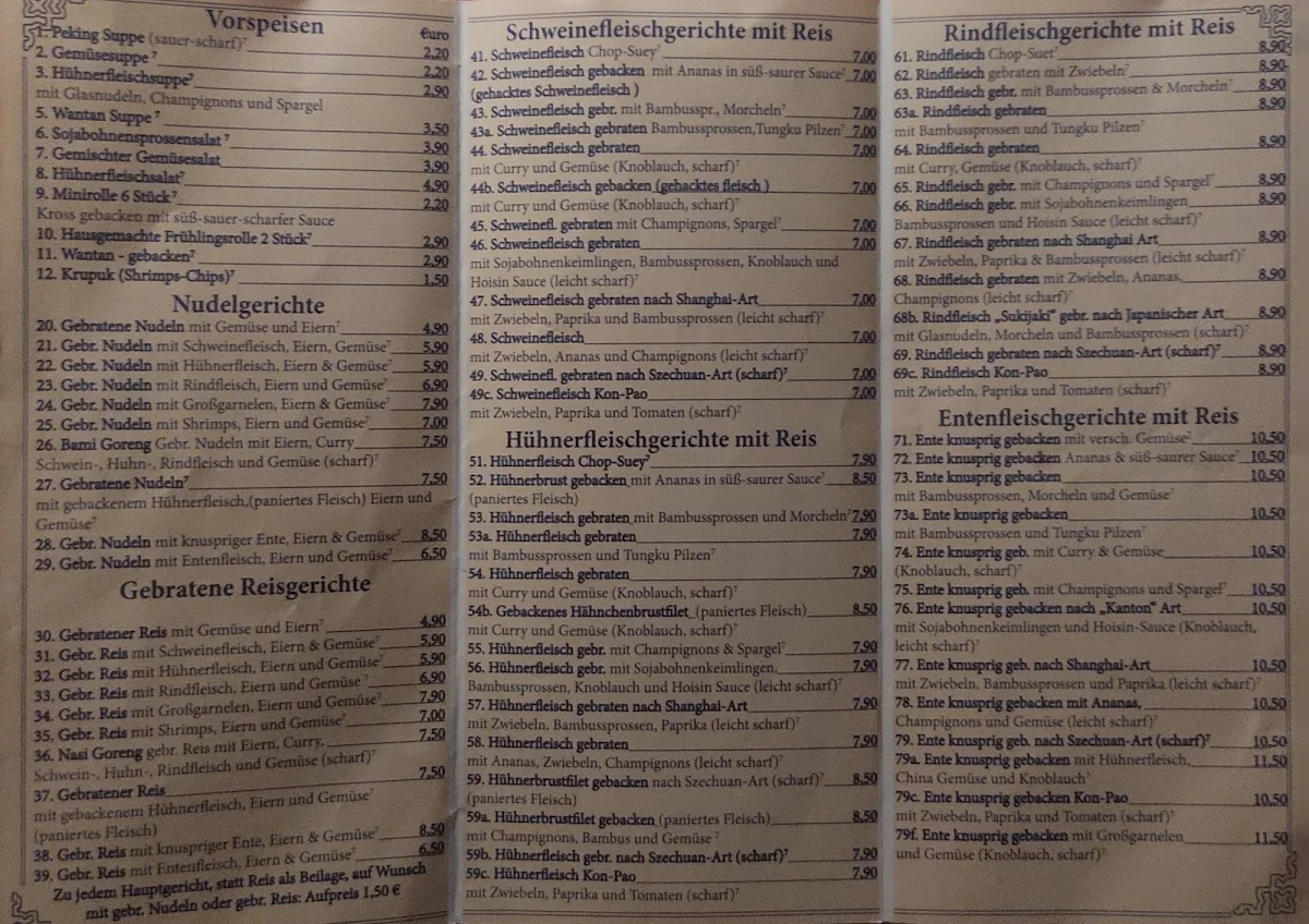 Speisekarte photo 8