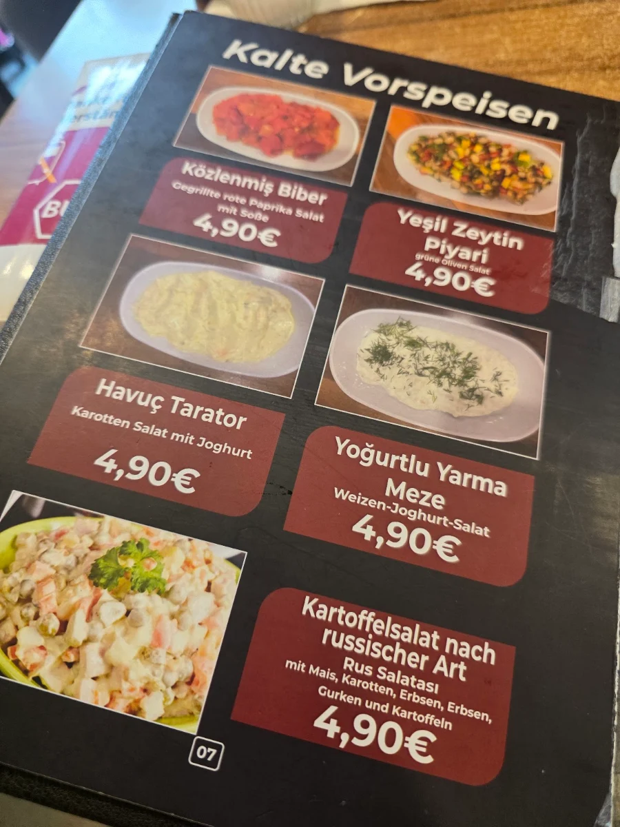 Speisekarte photo 2