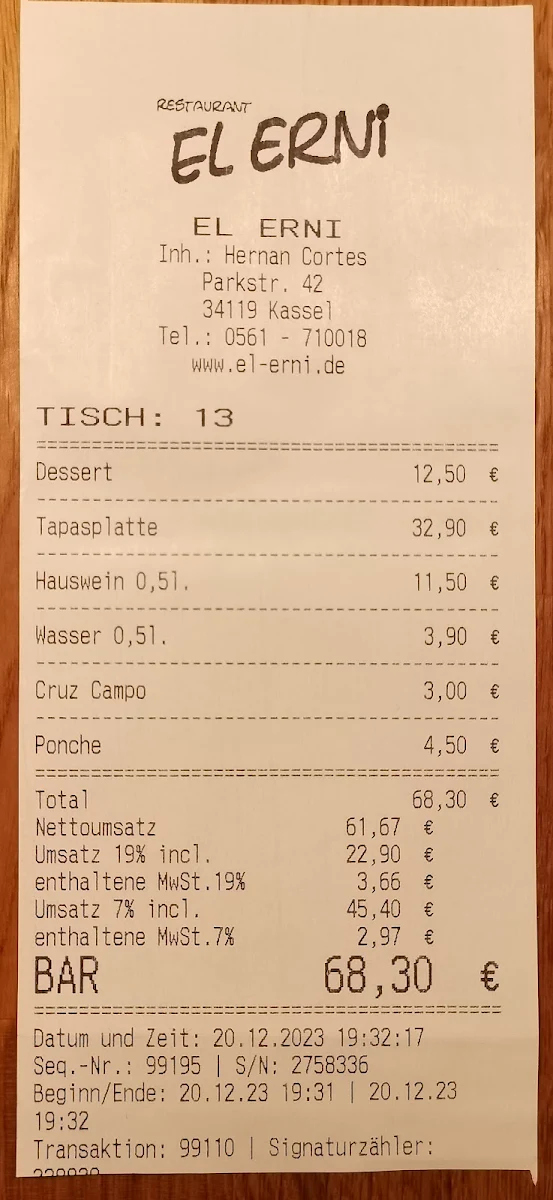 Speisekarte photo 1