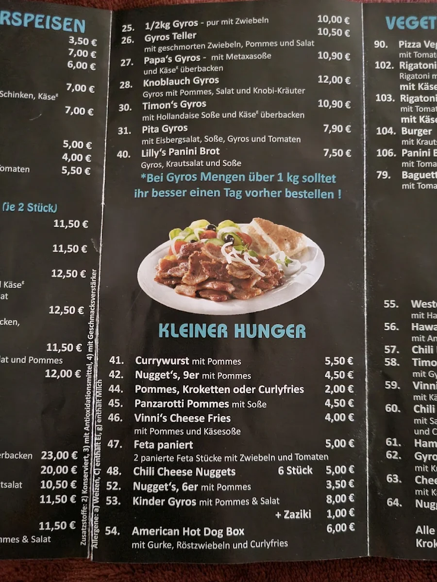 Speisekarte photo 6