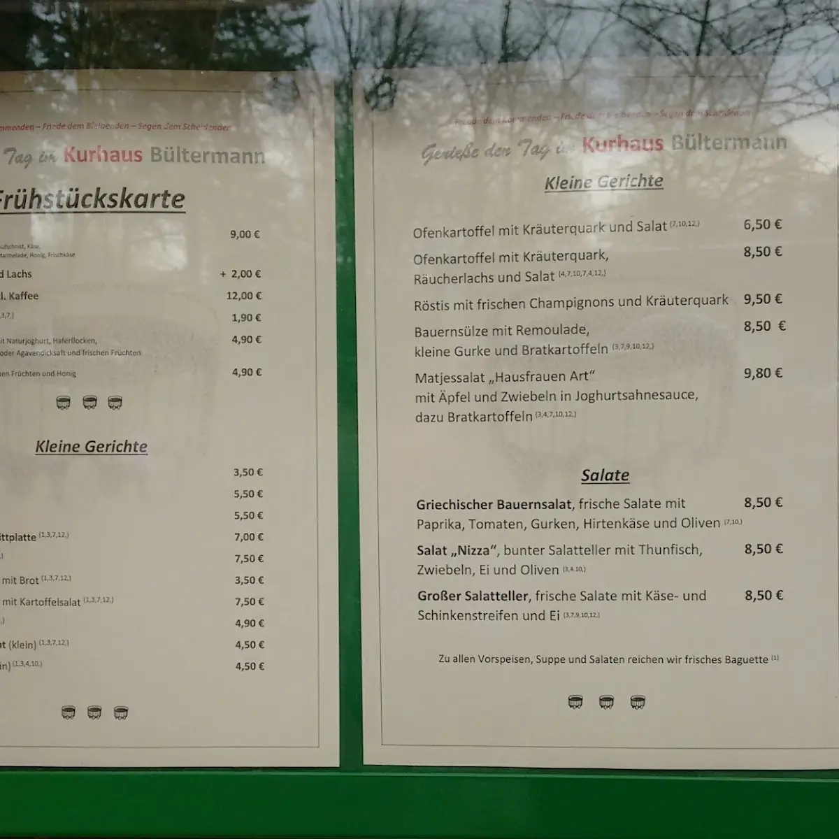 Speisekarte photo 1