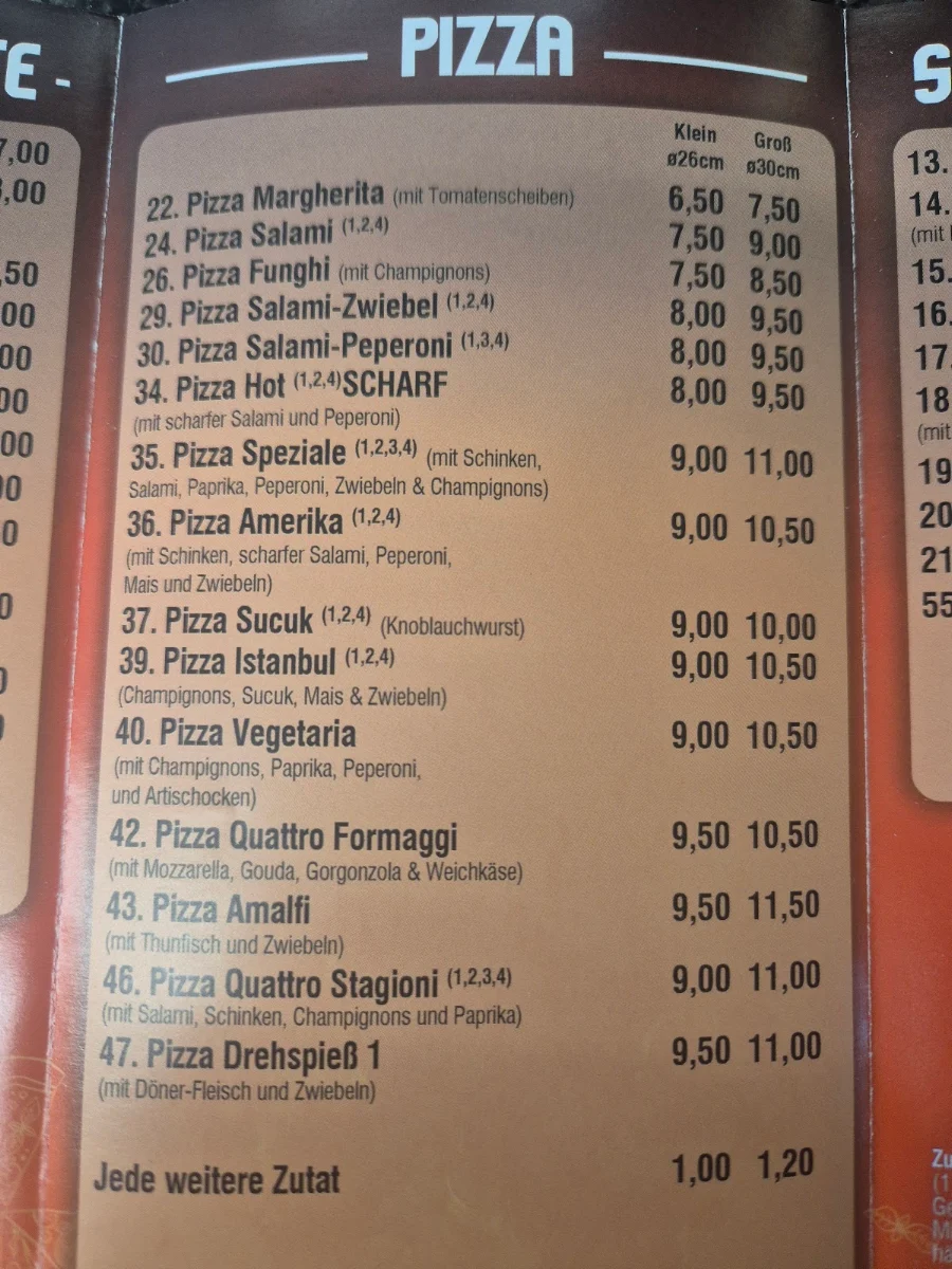 Speisekarte photo 3