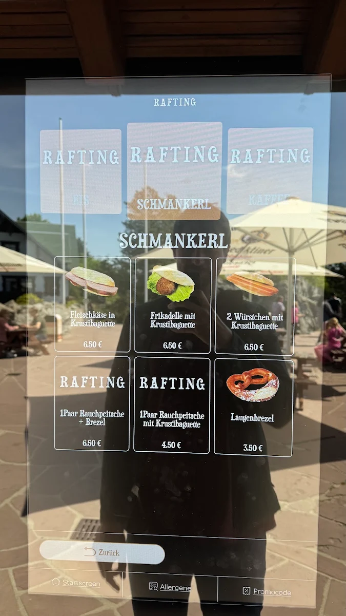Speisekarte, Heide Park Grill