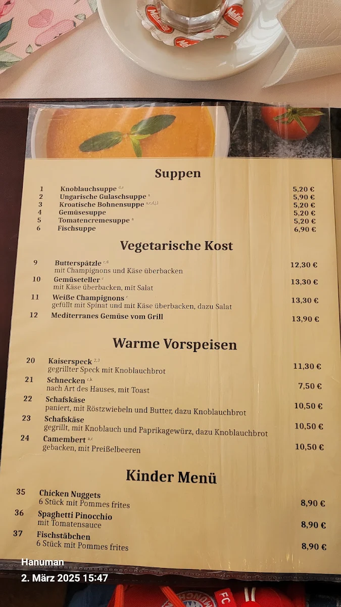 Speisekarte photo 2