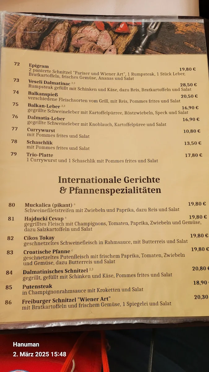 Speisekarte photo 4