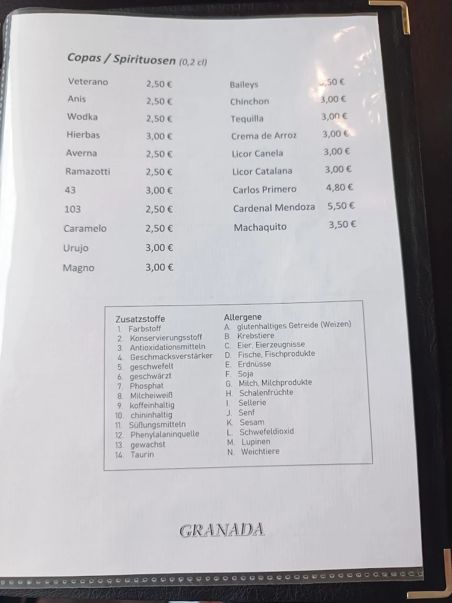 Speisekarte photo 1