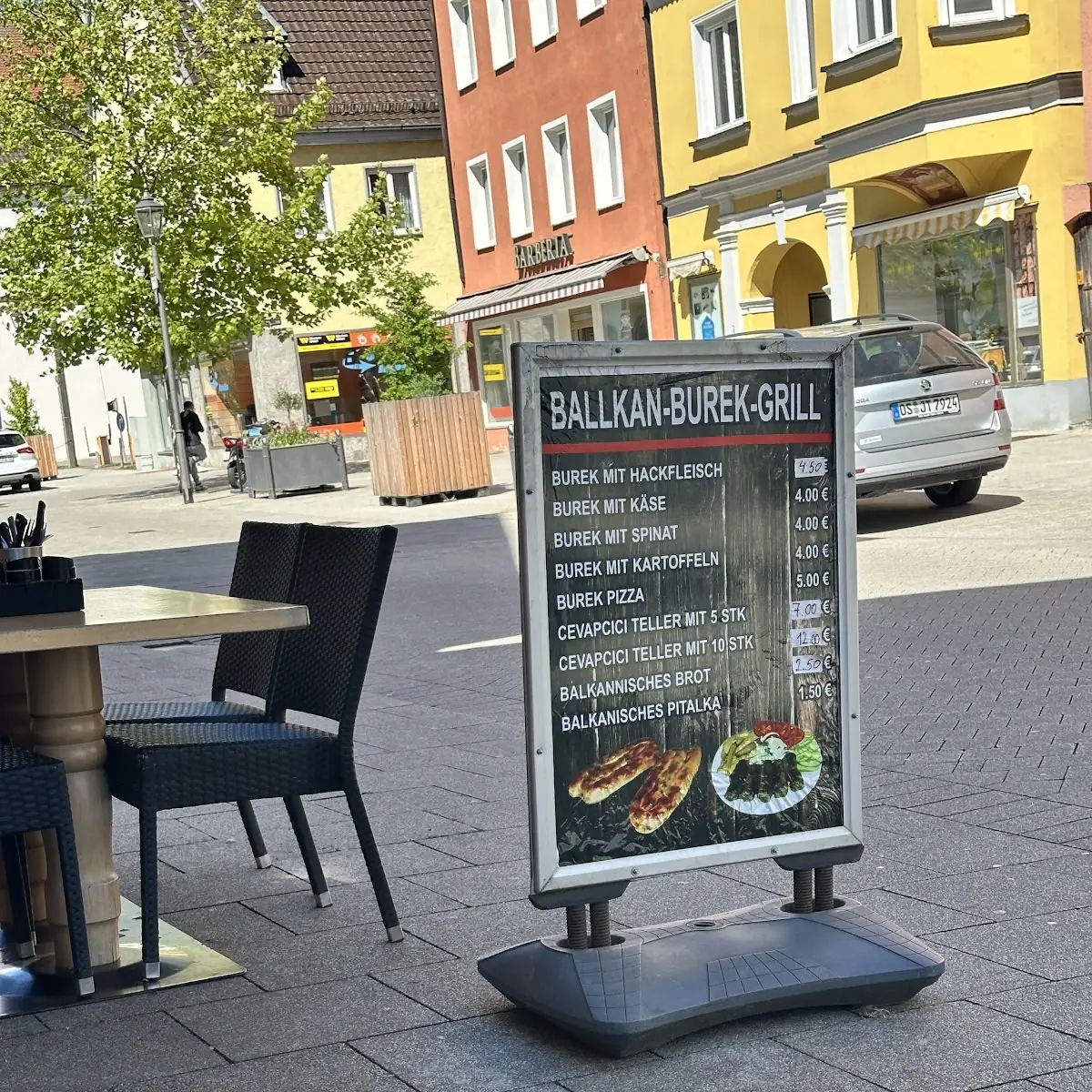 Speisekarte, Restaurant Ballkan Burek Grill