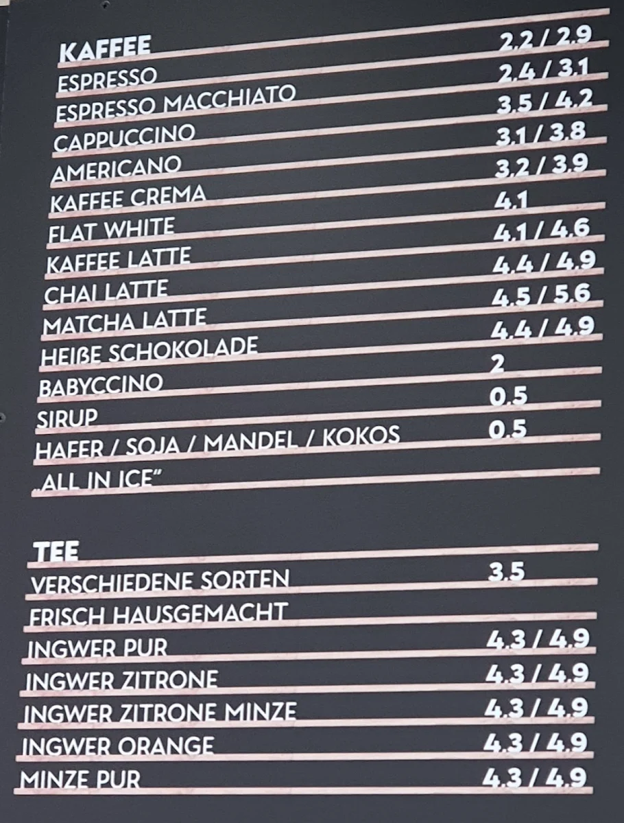 Speisekarte photo 3