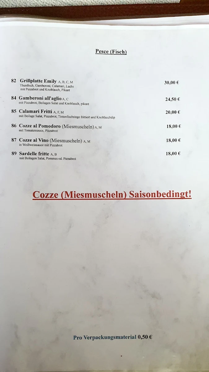 Speisekarte photo 2