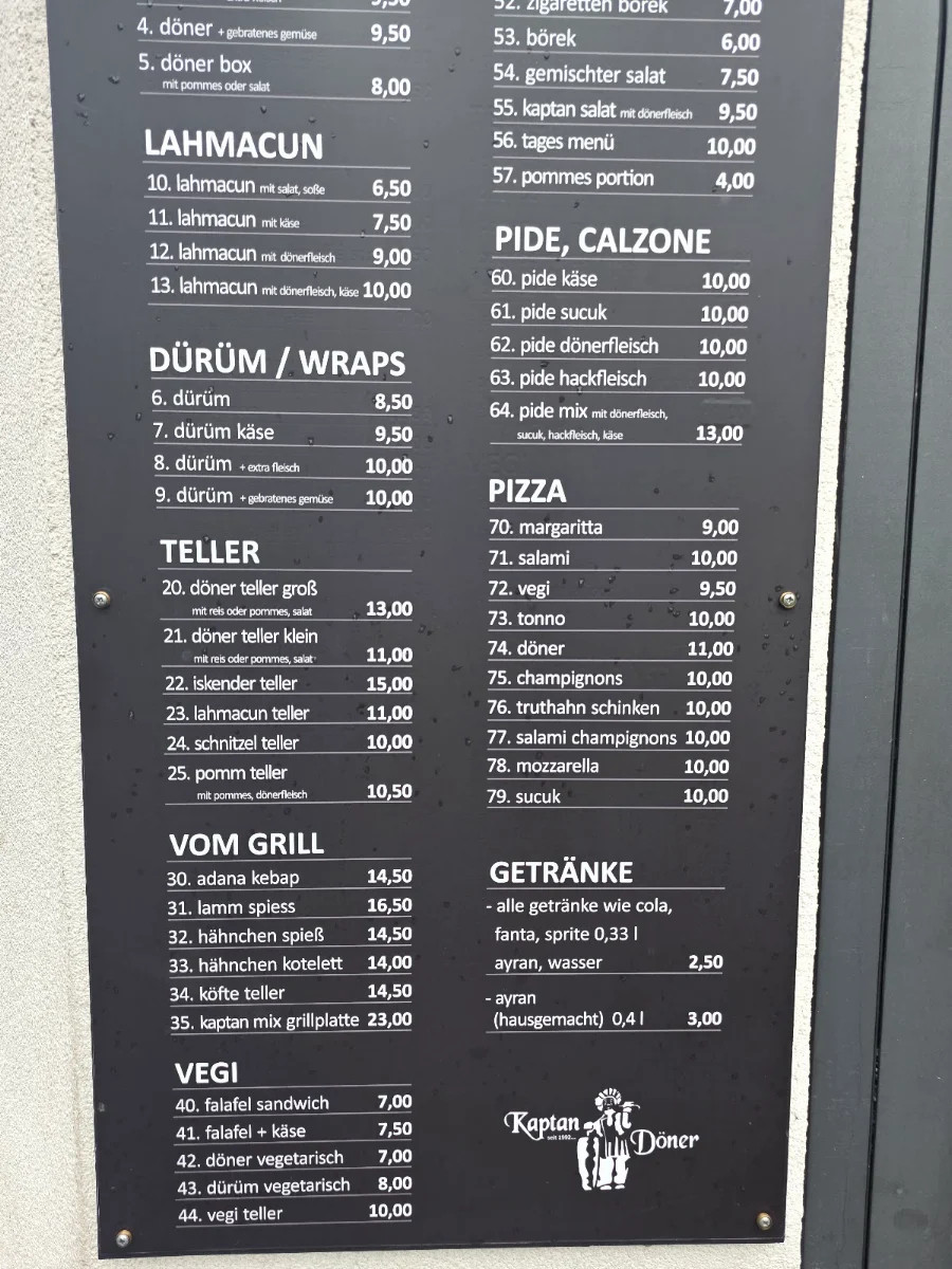 Speisekarte photo 4